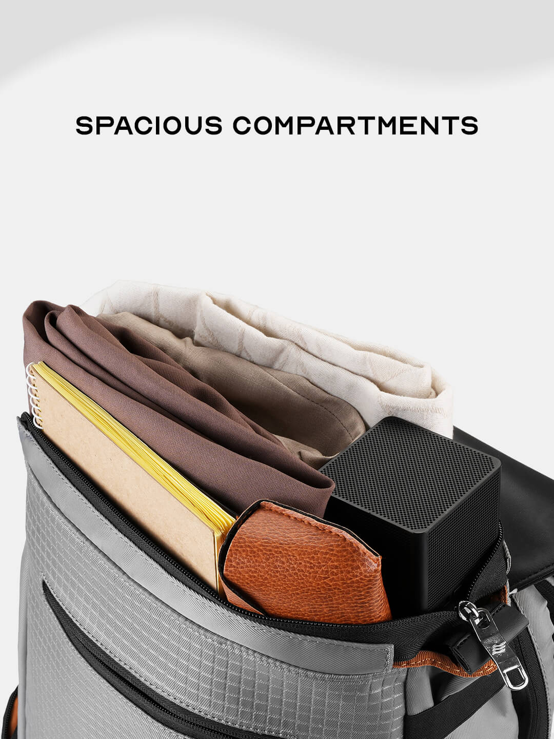 Arto Laptop Backpack | Grey | Work, Commute & Business Travel Bag