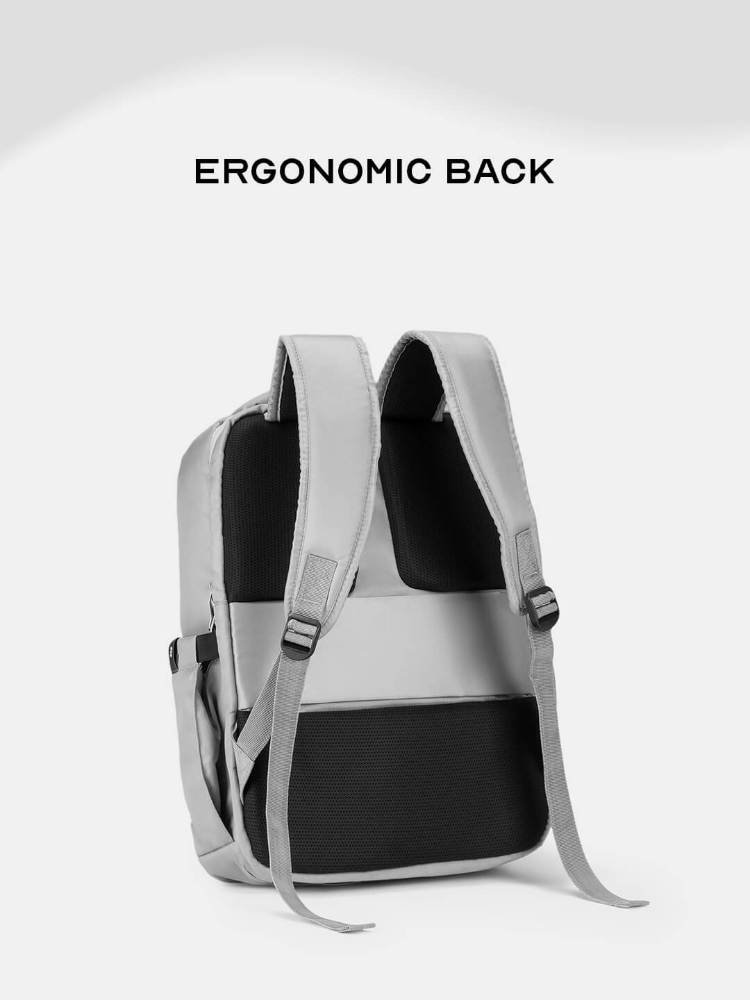 Pixel Laptop Backpack | Grey | Everyday Travel Bag for Work & College