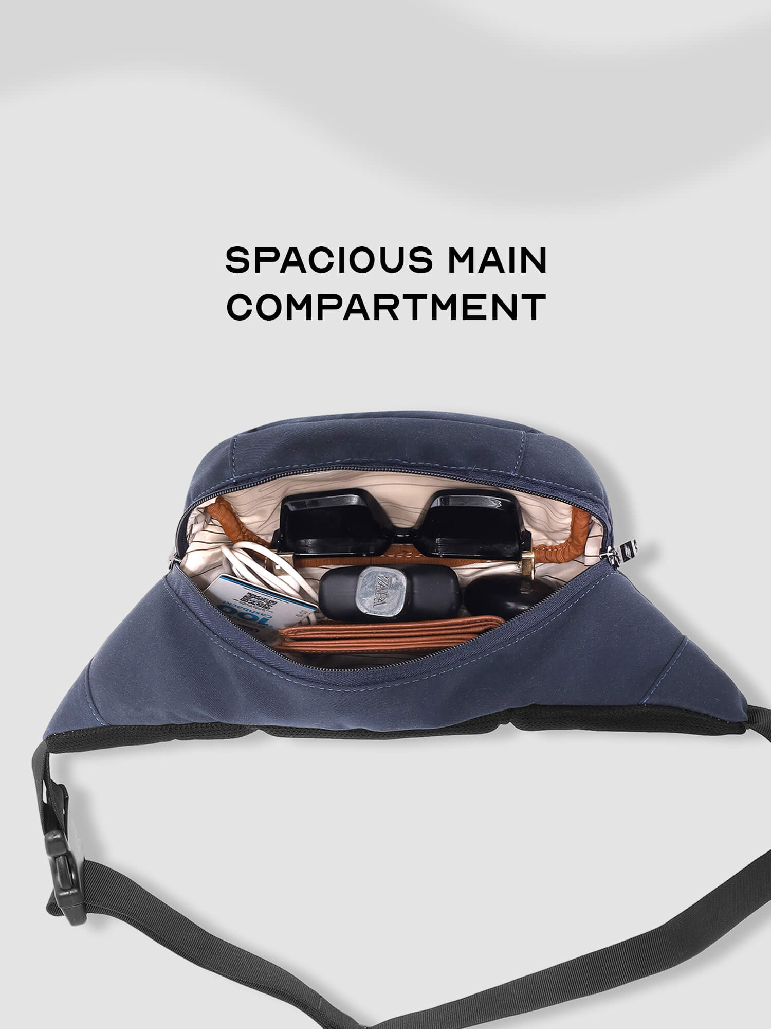 Float Fanny Pack | Navy Blue | Crossbody Bag