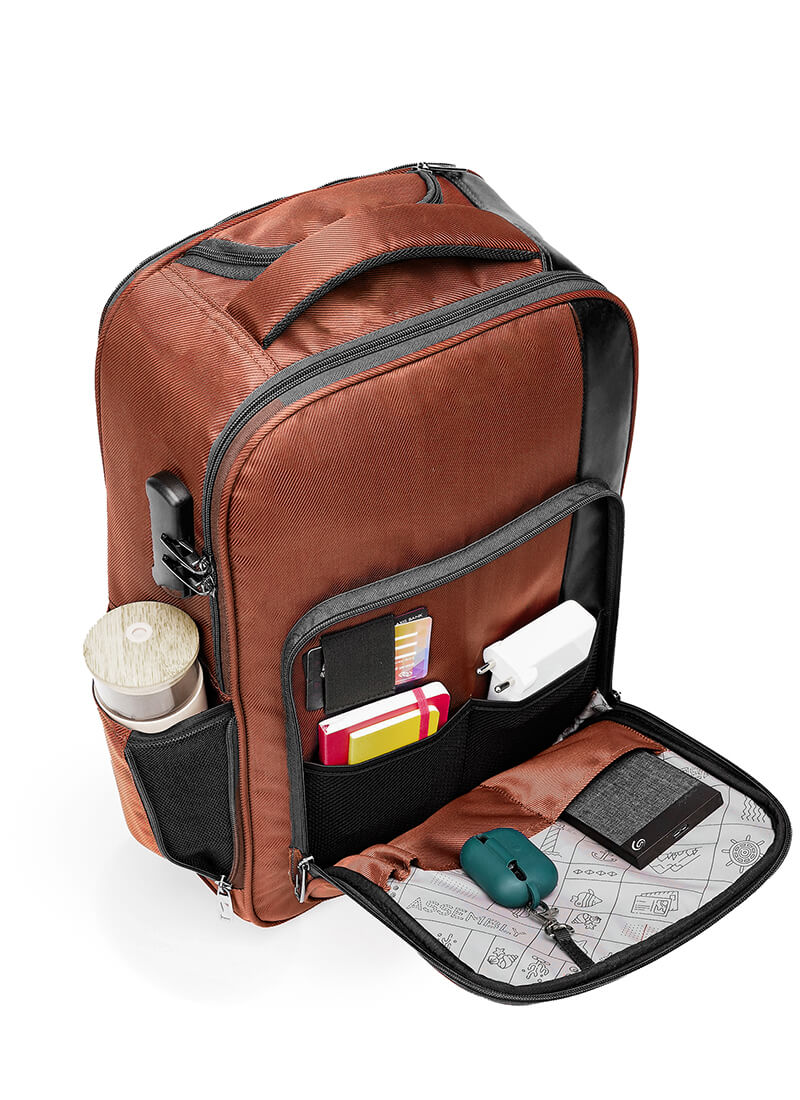 Buy Jetson | Rust | Laptop Trolley Backpack – Trolley Backpacks Online in India | Assembly