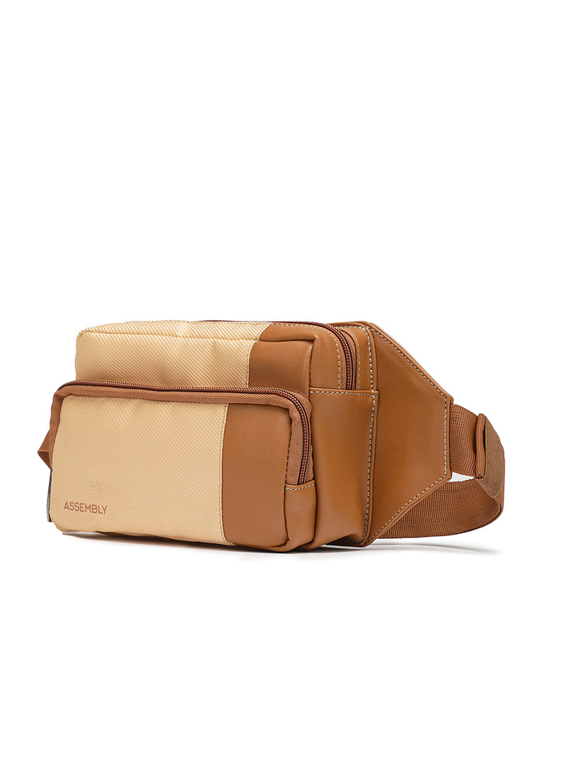 Buy Flux | Beige | Fanny Pack – Crossbody Bag Online in India | Assembly