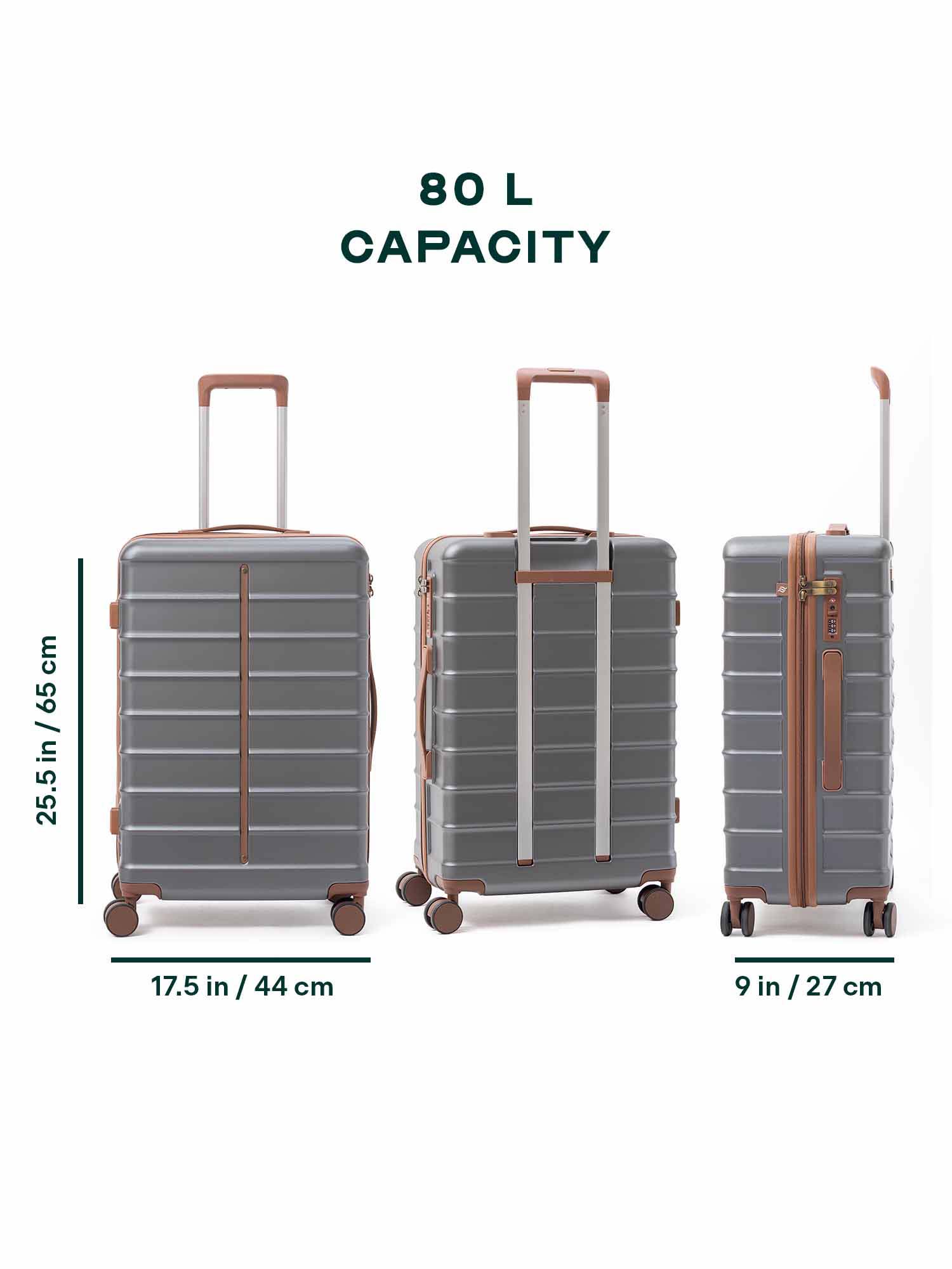 Buy Odyssey | Grey | Medium Hard Luggage – Check In Hard Luggage Online in India | Assembly