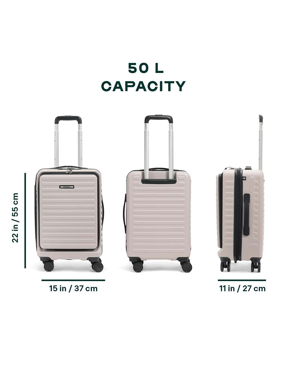 Buy StarkPro | Ivory | Cabin Hard Luggage – Cabin Hard Luggage Online in India | Assembly