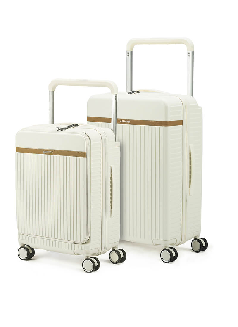 Rover Pro Combo | Moon-White | Cabin+Medium Hard Luggage