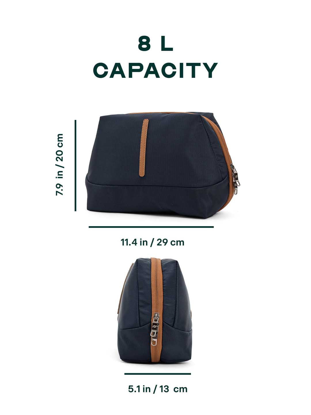 Odyssey Vanity Case | Blue | Compact Travel Organiser For Long Or Short Trips