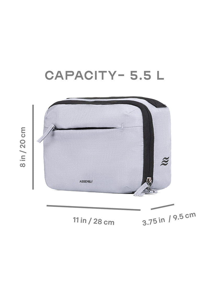 Scape Dopp Kit | Grey | Organsier For Week long Trek Or Vacations