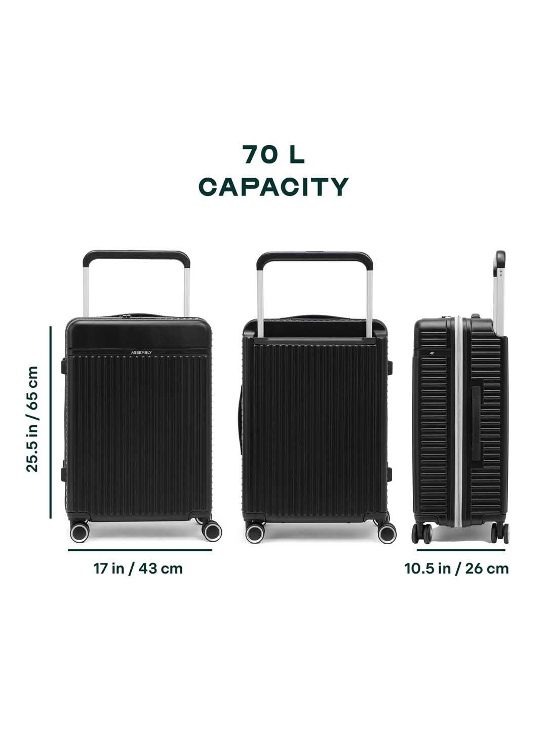 Rover | Black | Medium Hard Luggage