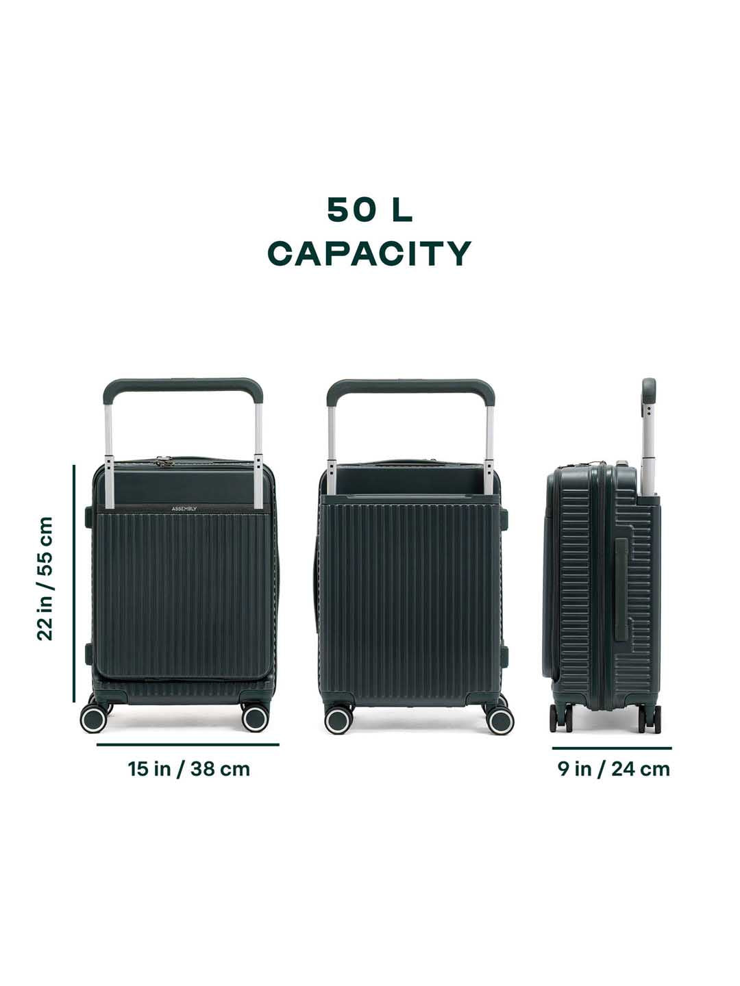 Buy RoverPro | Green | Cabin Hard Luggage – Cabin Hard Luggage Online in India | Assembly