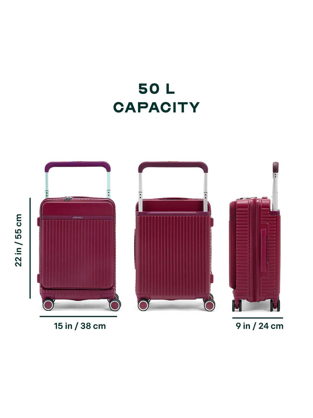 RoverPro | Wine | Cabin Hard Luggage