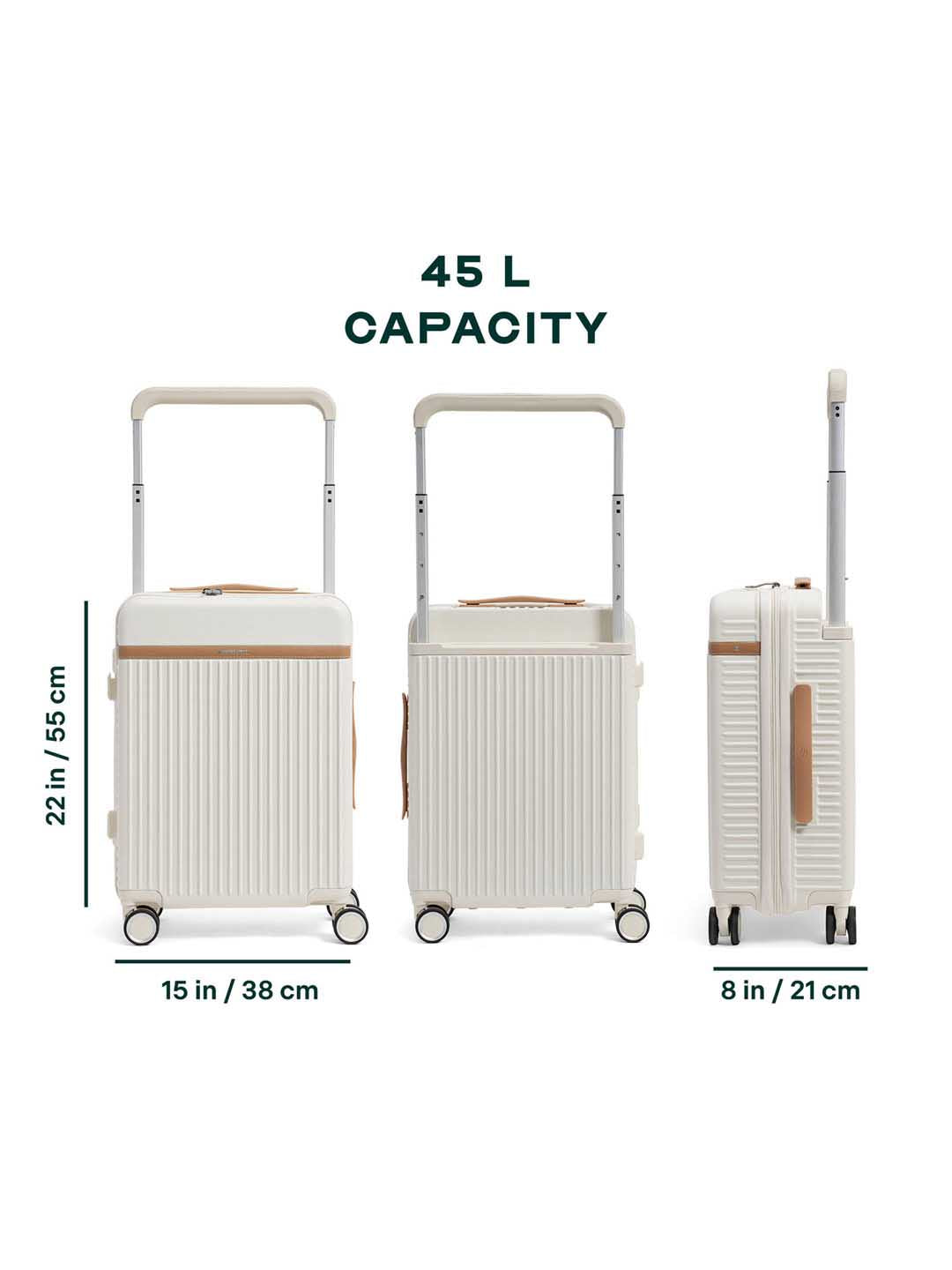 Buy Rover | Moon-White | Cabin Hard Luggage – Cabin Hard Luggage Online in India | Assembly