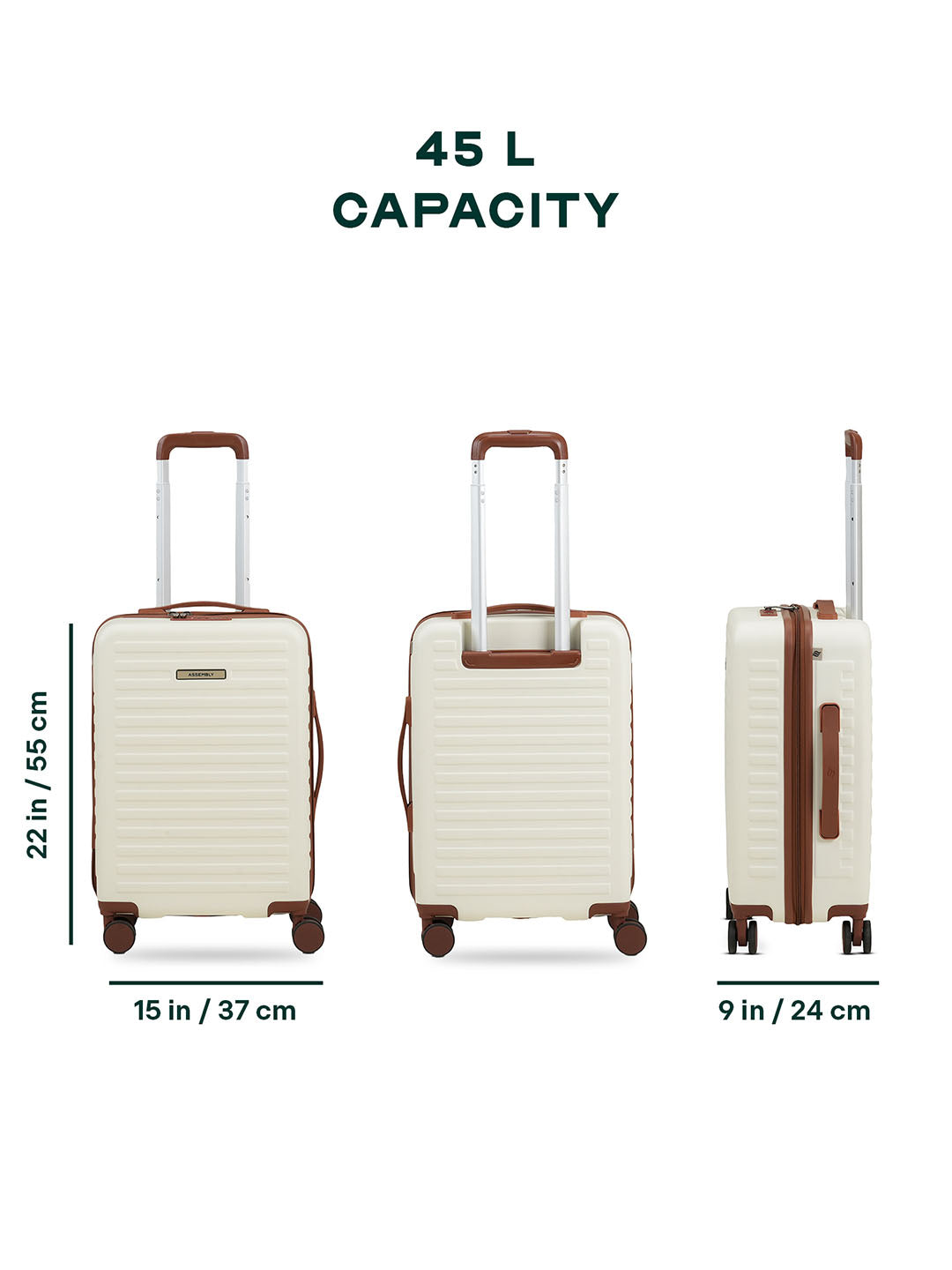 Stark | Moon-White | Cabin Hard Luggage
