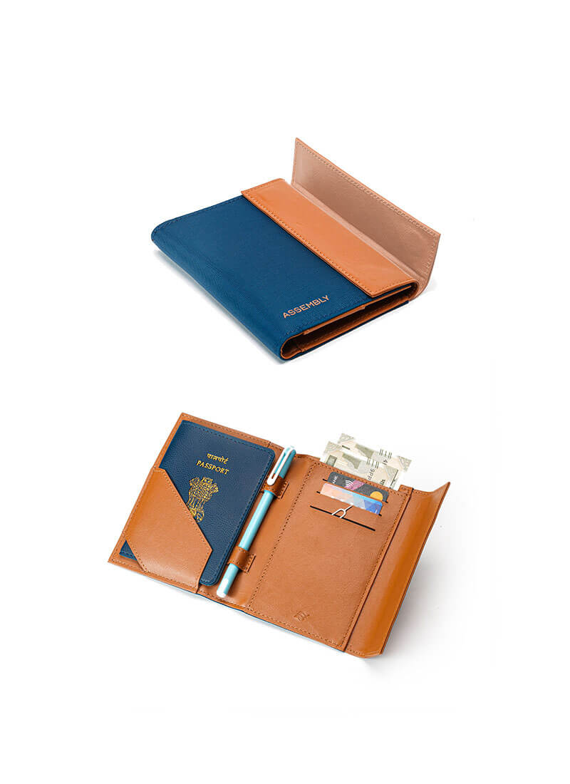 Port | Passport holder | Blue