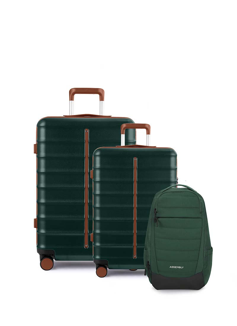 Odyssey Set of 2 & Float Backpack Combo | Forest Green | Cabin+Medium