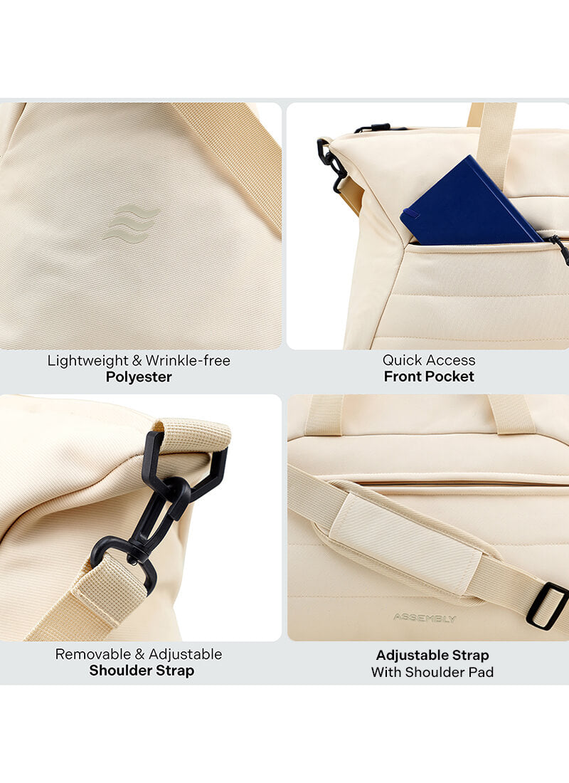 Float Duffle | Cream | Premium Duffle Bag