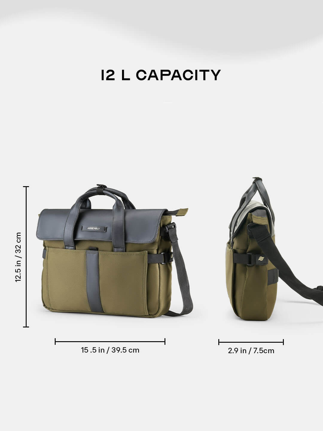 Kairo Laptop Messenger Bag Green