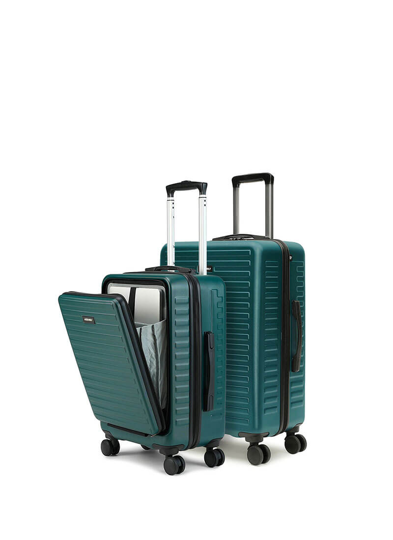 StarkPro Combo | Green | CabinPro+Medium Hard Luggage