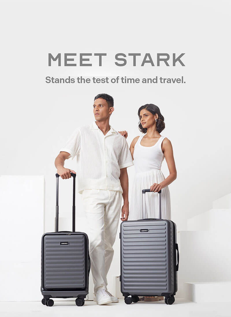 StarkPro Combo | Grey | CabinPro+Medium Hard Luggage