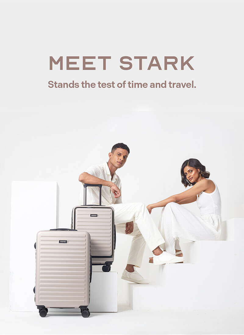 StarkPro Combo | Ivory | CabinPro+Medium Hard Luggage