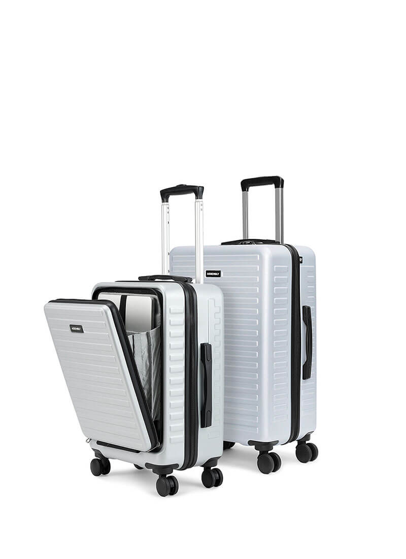 StarkPro Combo | Silver | CabinPro+Medium Hard Luggage