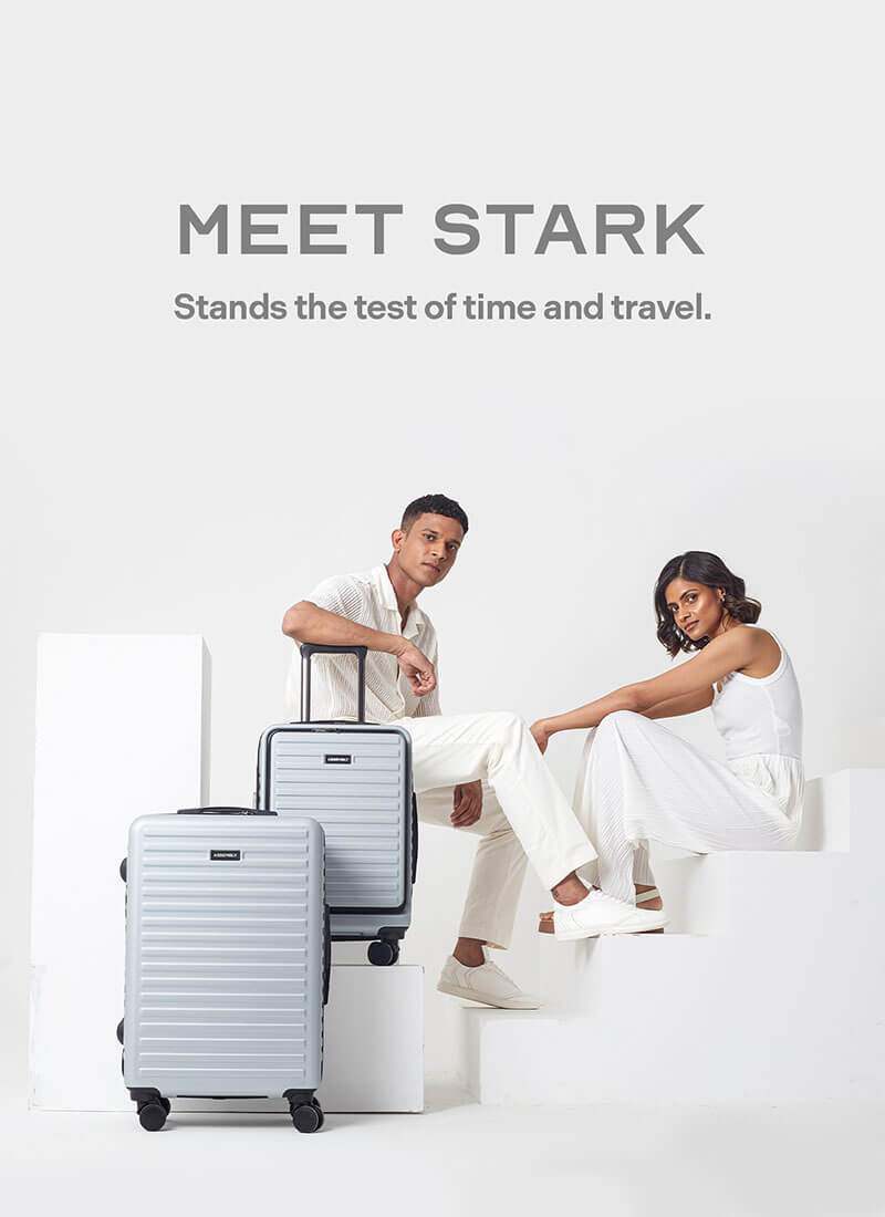 StarkPro Combo | Silver | CabinPro+Medium Hard Luggage