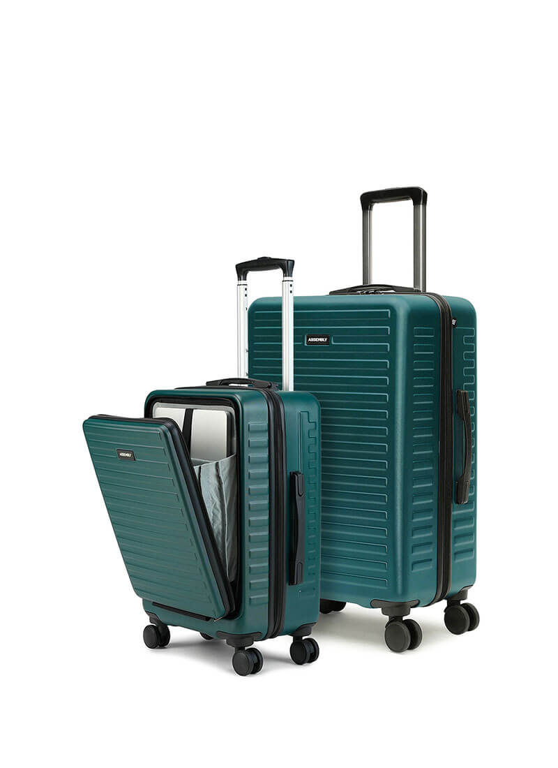 StarkPro Combo | Green | CabinPro+Large Hard Luggage