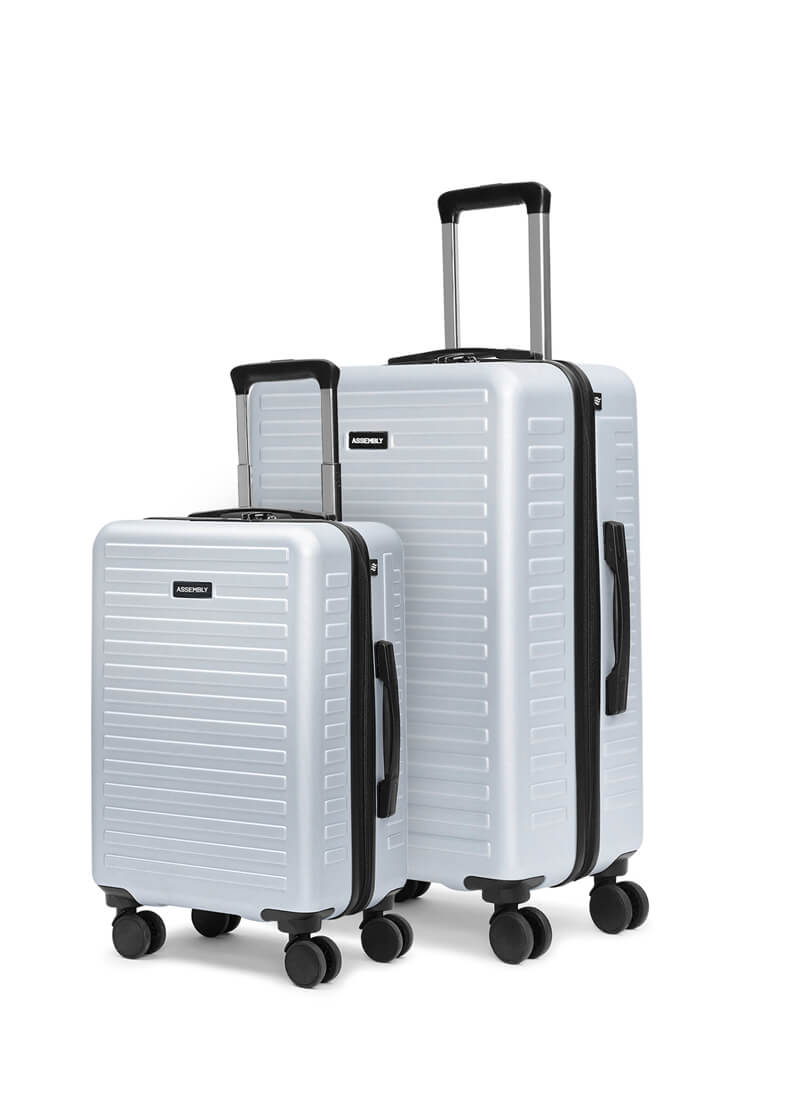 Stark Combo | Silver | Cabin+Large Hard Luggage