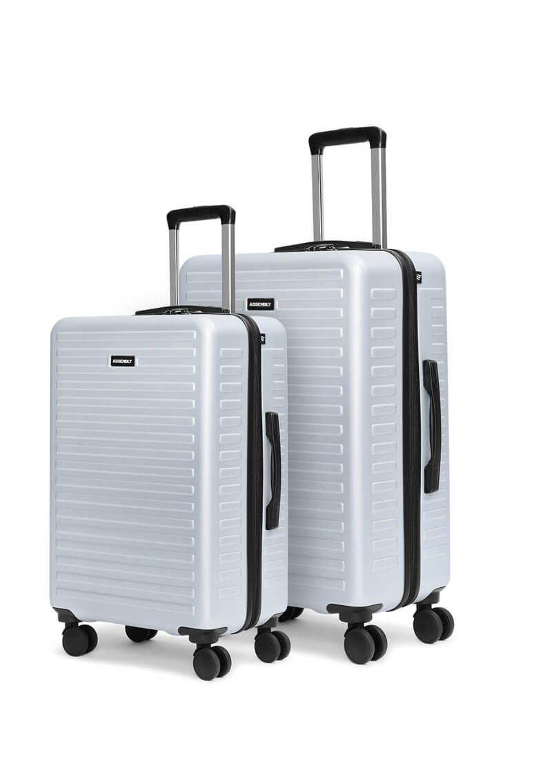 Stark Combo | Silver | Medium+Large Hard Luggage