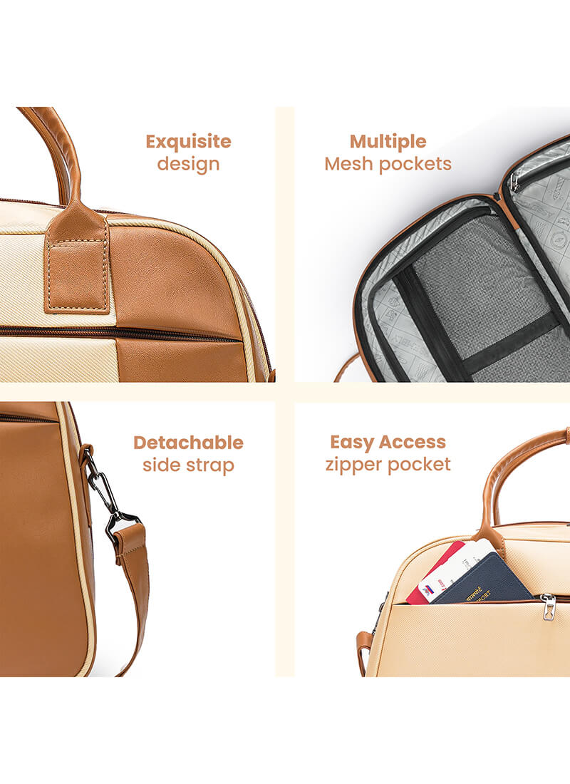 Verve | Beige | Premium Duffle Bag