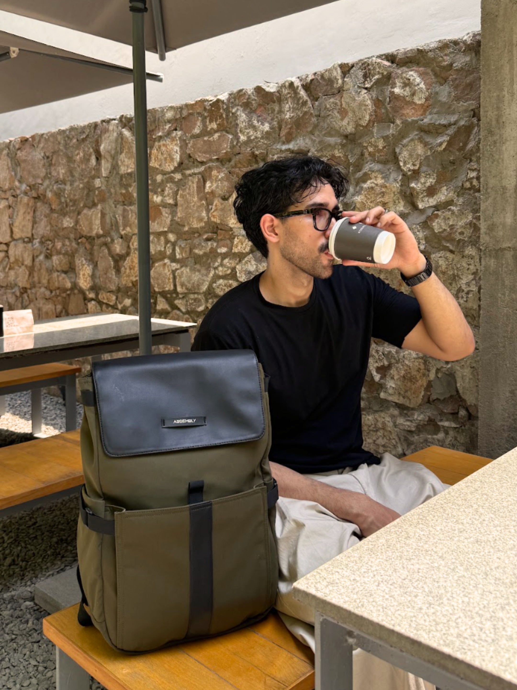 Kairo Laptop Backpack Olive Green