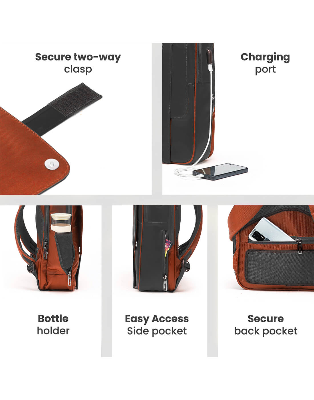 Echo | Rust | Laptop Backpack
