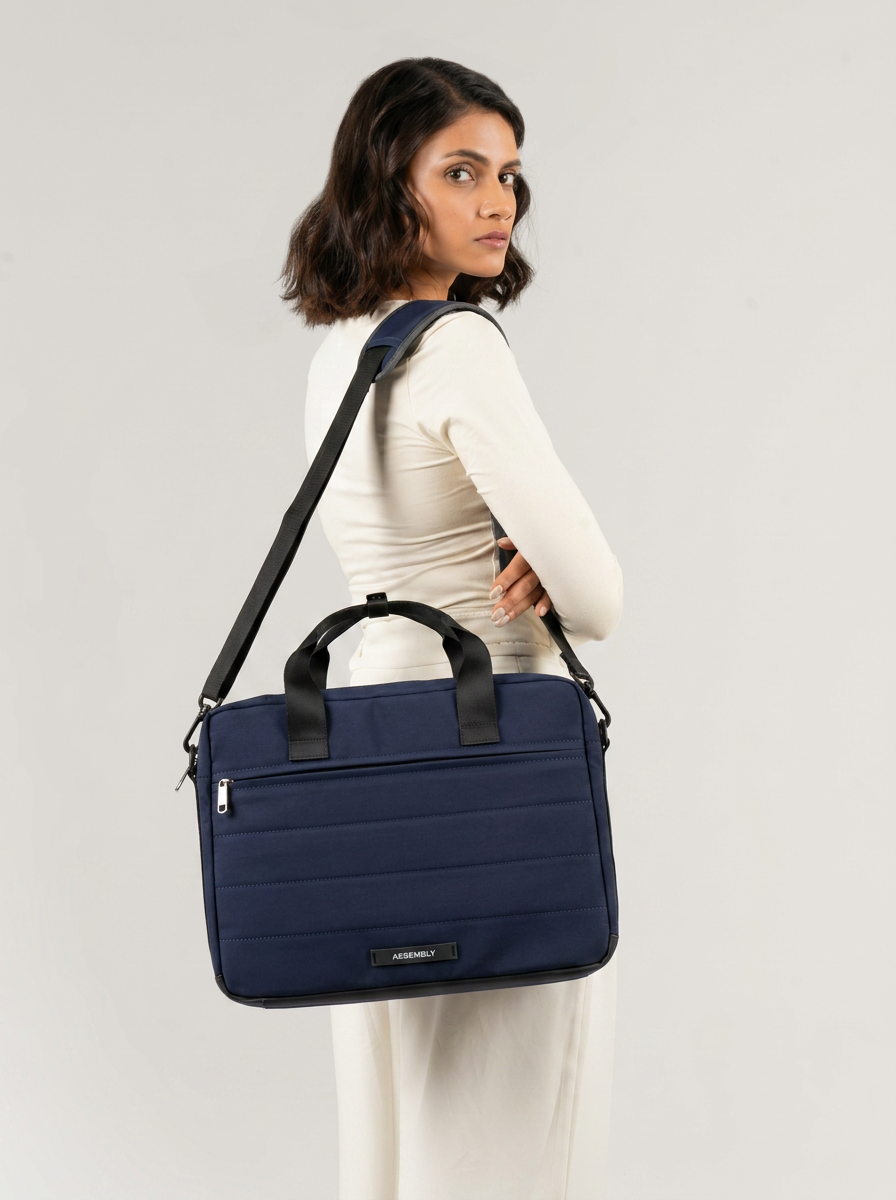 Float Laptop Messenger Bag Cobalt Blue