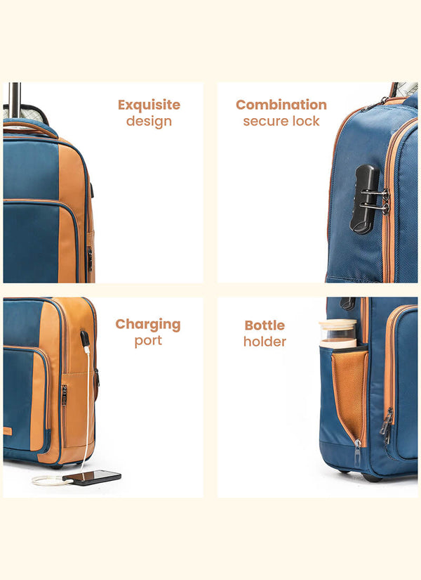 trolley laptop bag features