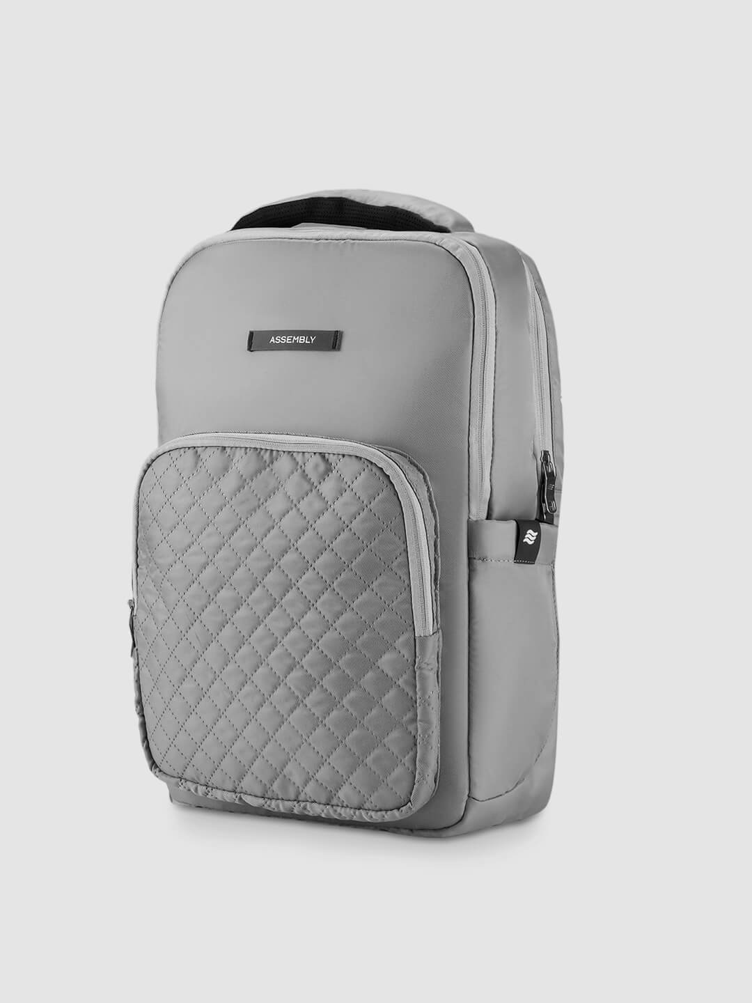 Pixel Laptop Backpack | Grey | Everyday Travel Bag for Work & College