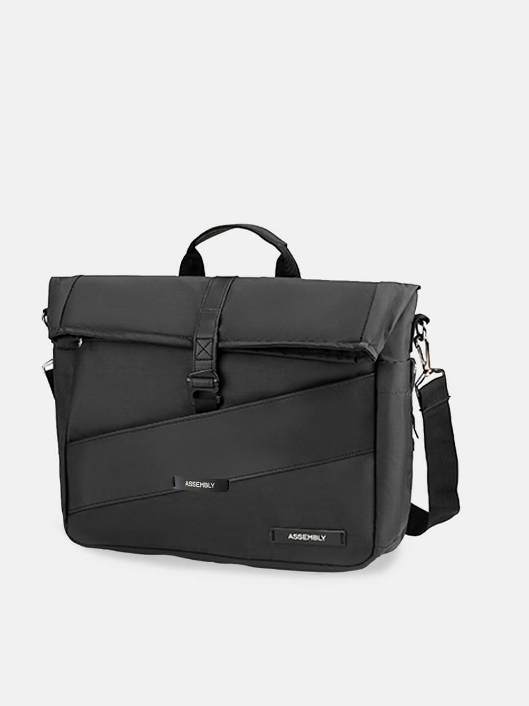 Oblique Messenger Bag | Black | Everyday 15.6" Laptop Bag