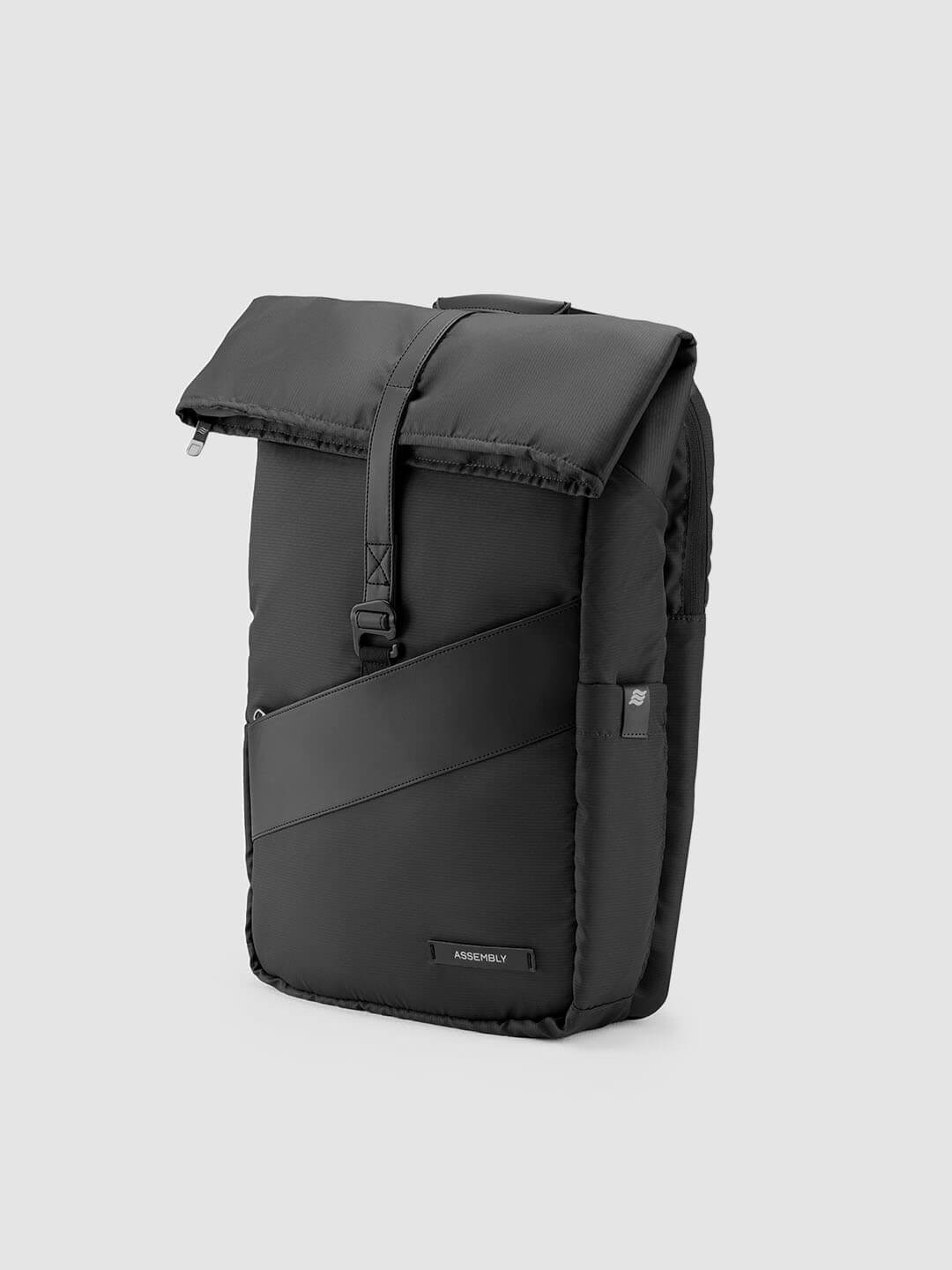 Oblique Laptop Backpack | Black | 15.6" Travel & Work Pack