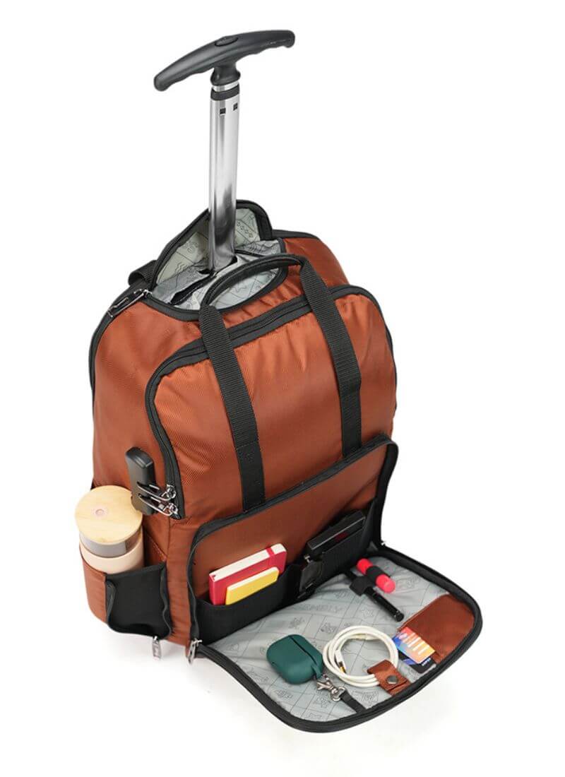 Amok Rust Laptop Trolley Backpack