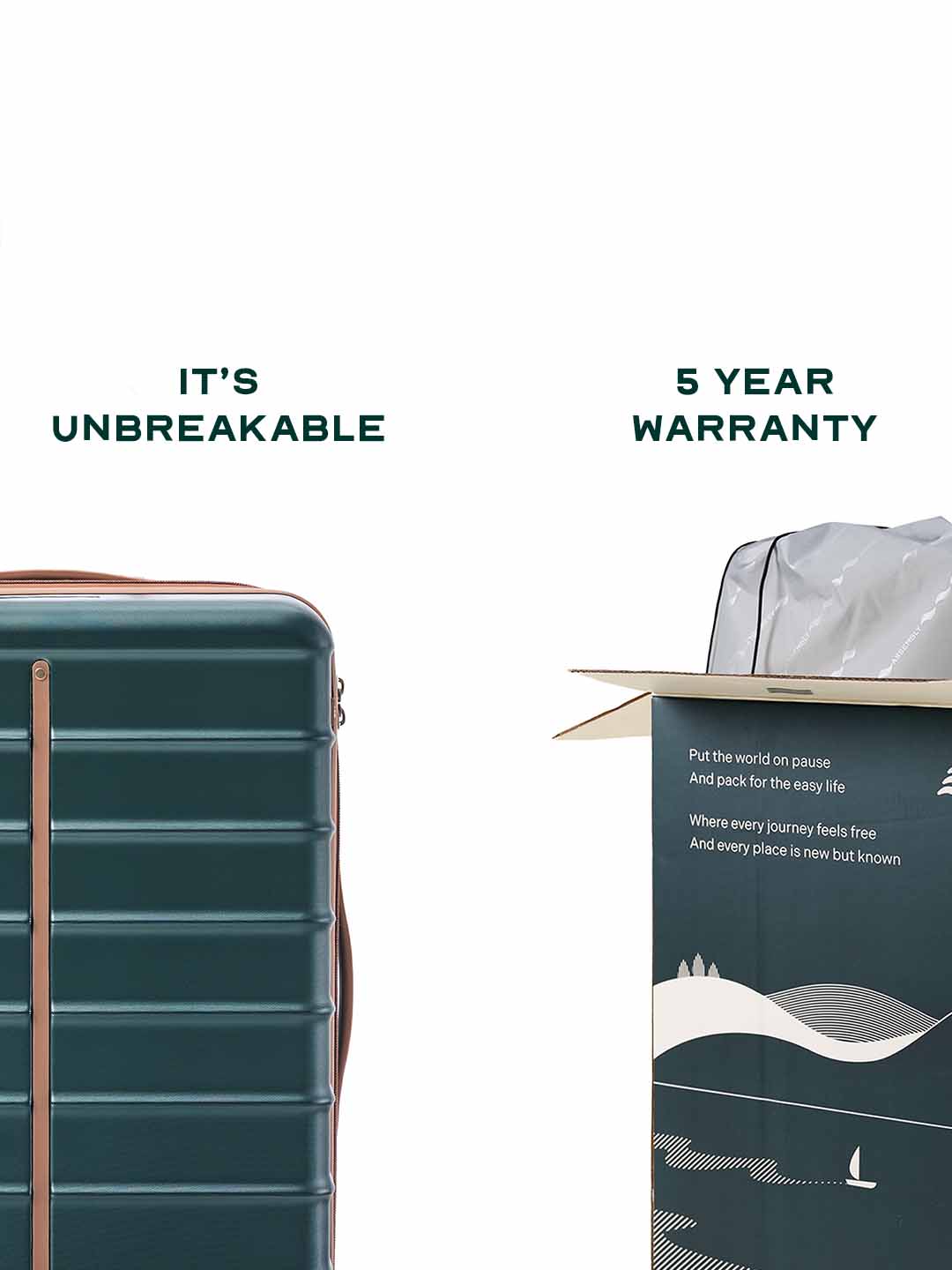 Odyssey Combo | Forest | Cabin+Medium Hard Luggage