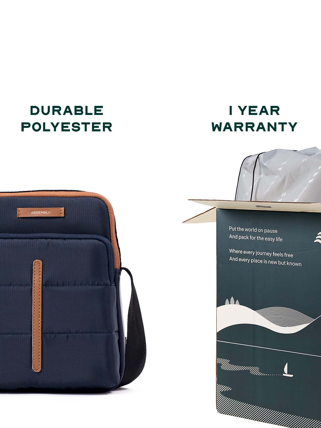 Odyssey Crossbody Sling Bag | Blue | Everyday Utility Sling