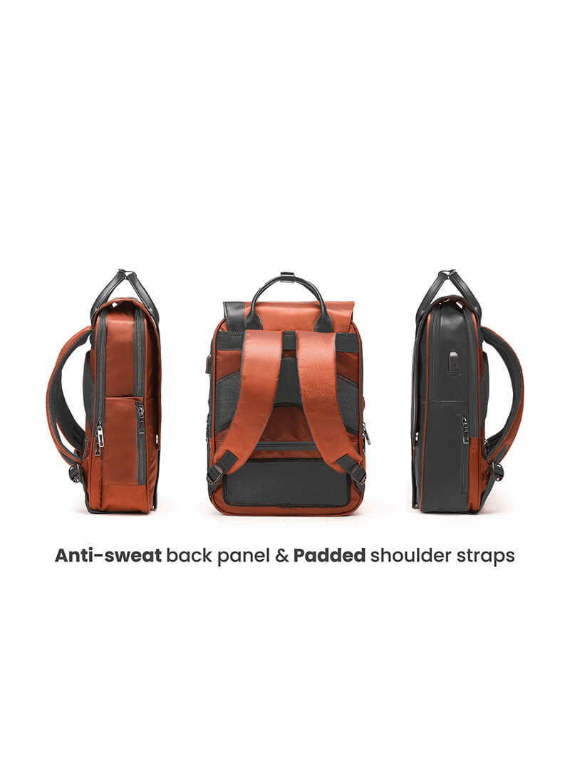 Echo+Flux Combo | Rust | Laptop Backpack with Fanny Pack