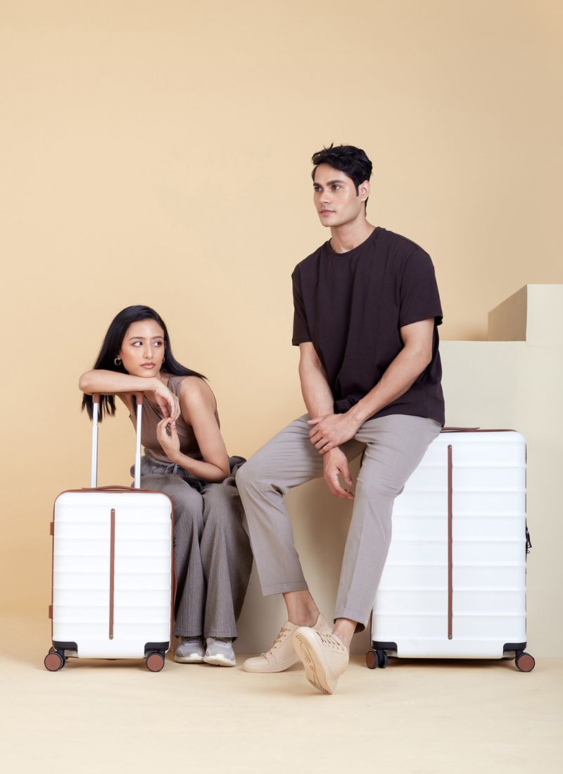 Odyssey Combo | Sand | Cabin+Large Hard Luggage