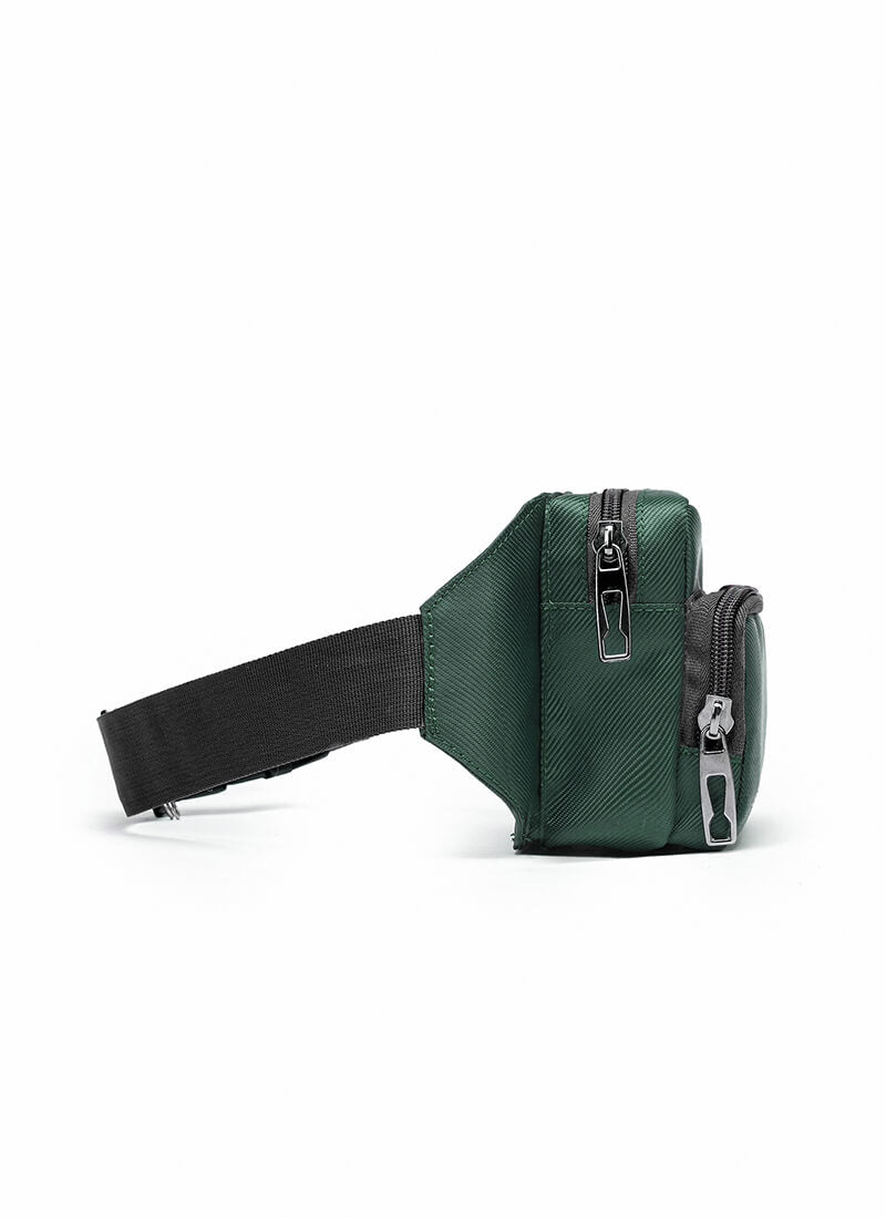 Verve & Flux Combo | Green | Premium Duffle with Fanny Pack