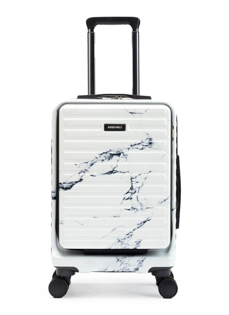StarkPro | Marble Print | Cabin Hard Luggage