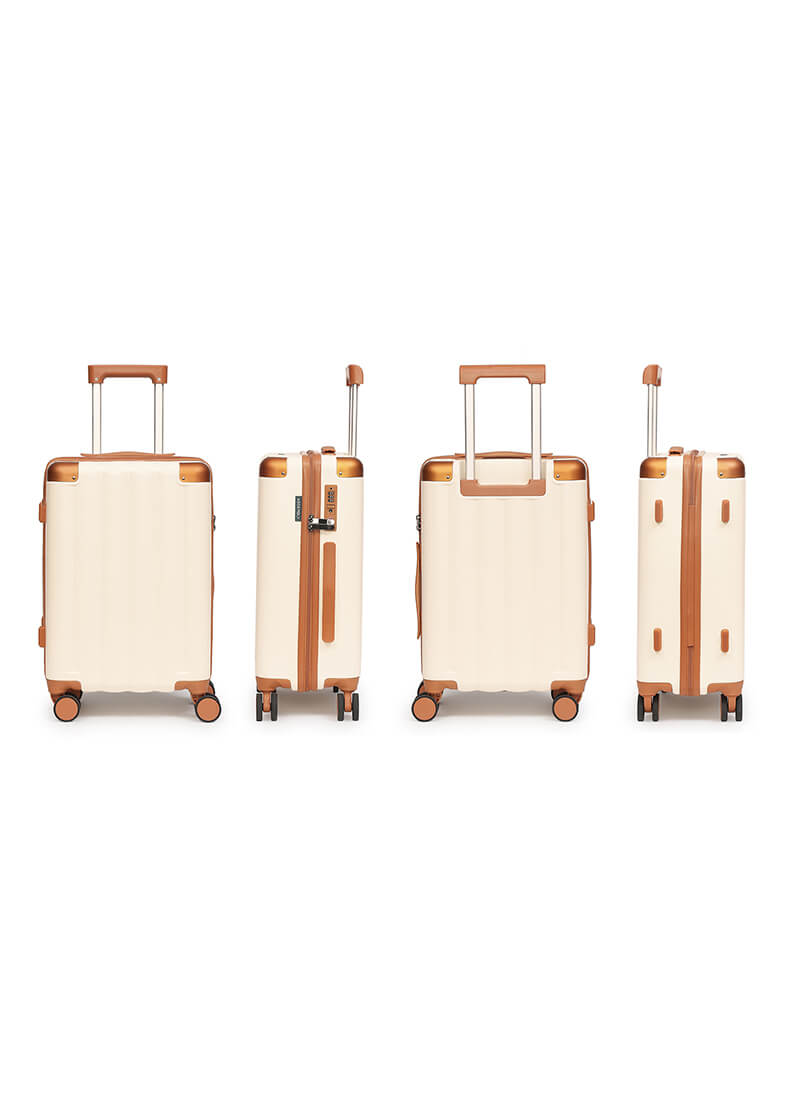 Iris | Beige | Medium Hard Luggage