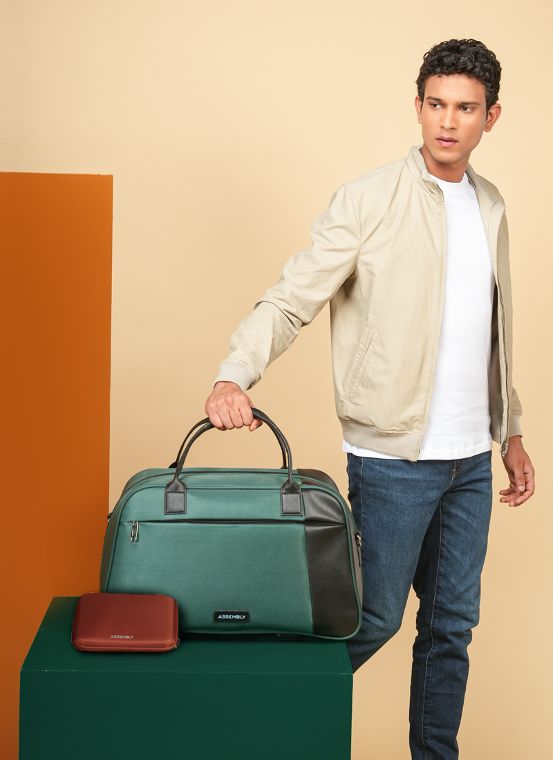 City Explorer Combo | Green | Duffle+TechKit+Packing Cube