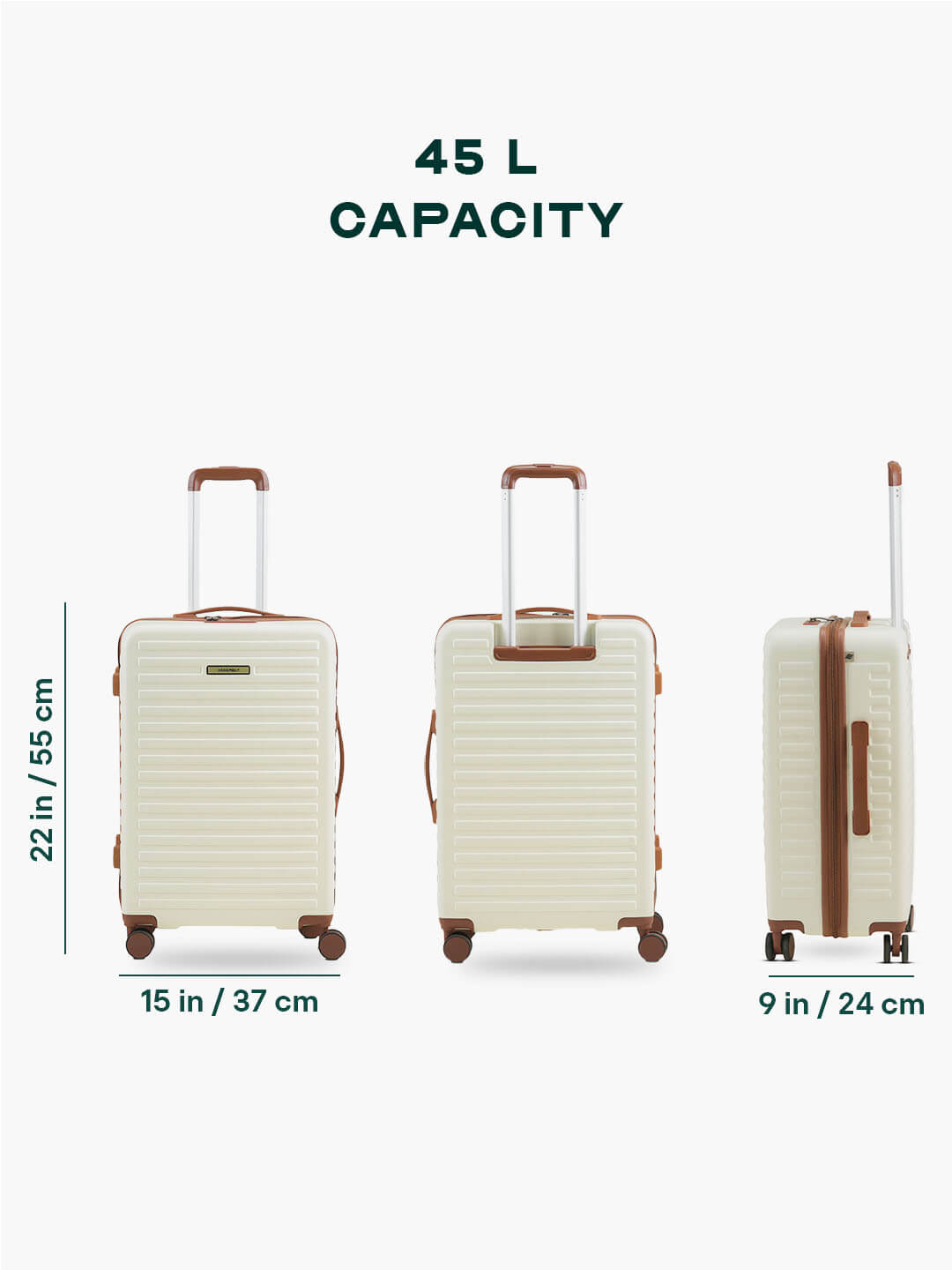 Stark | Moon-White | Cabin Hard Luggage