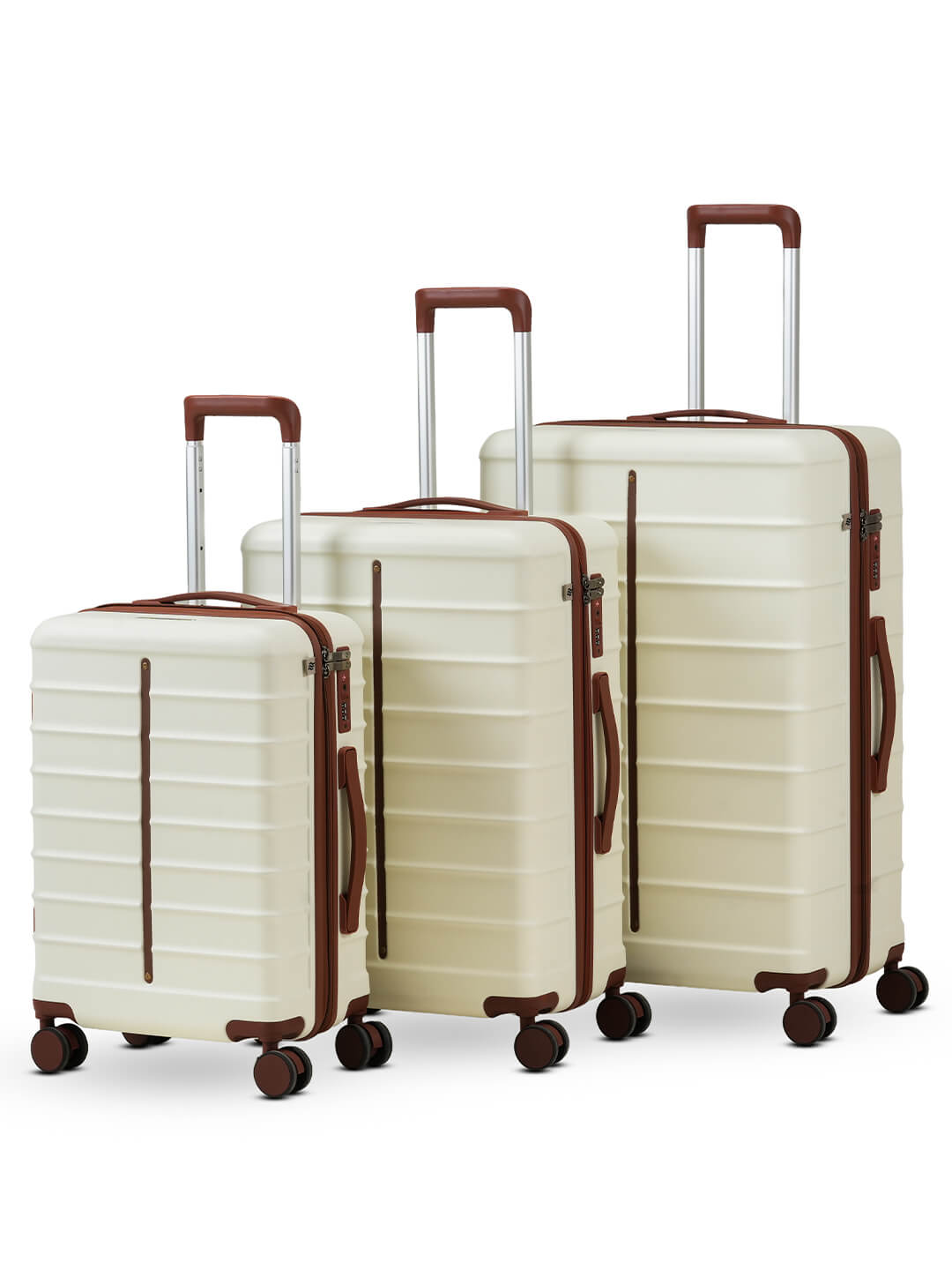 Odyssey Combo | Sand | Set of 3 Hard Luggage