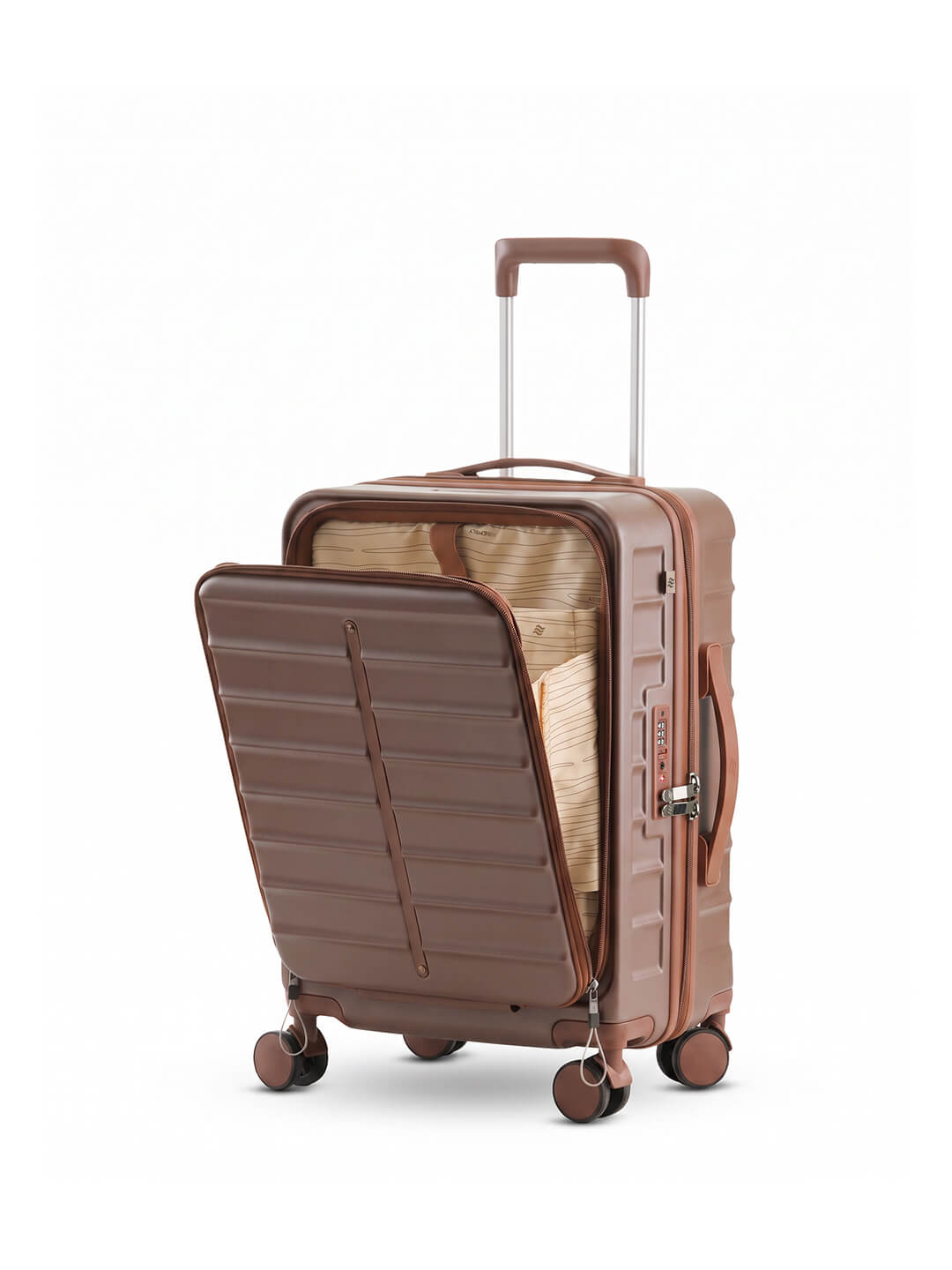 OdysseyPro | Brown | Cabin Hard Luggage