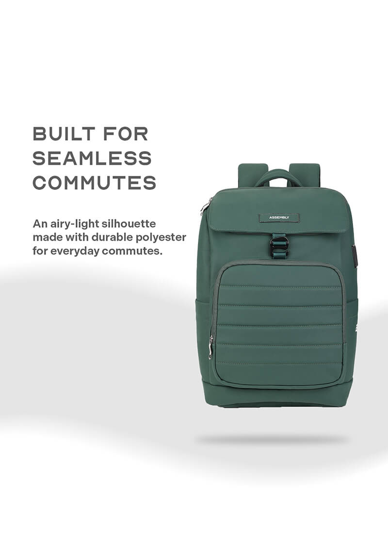 Stark Backpack | Green | Everyday Laptop Backpack