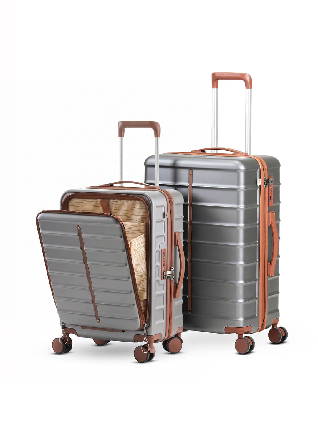 OdysseyPro Combo | Grey | CabinPro+Medium Hard Luggage