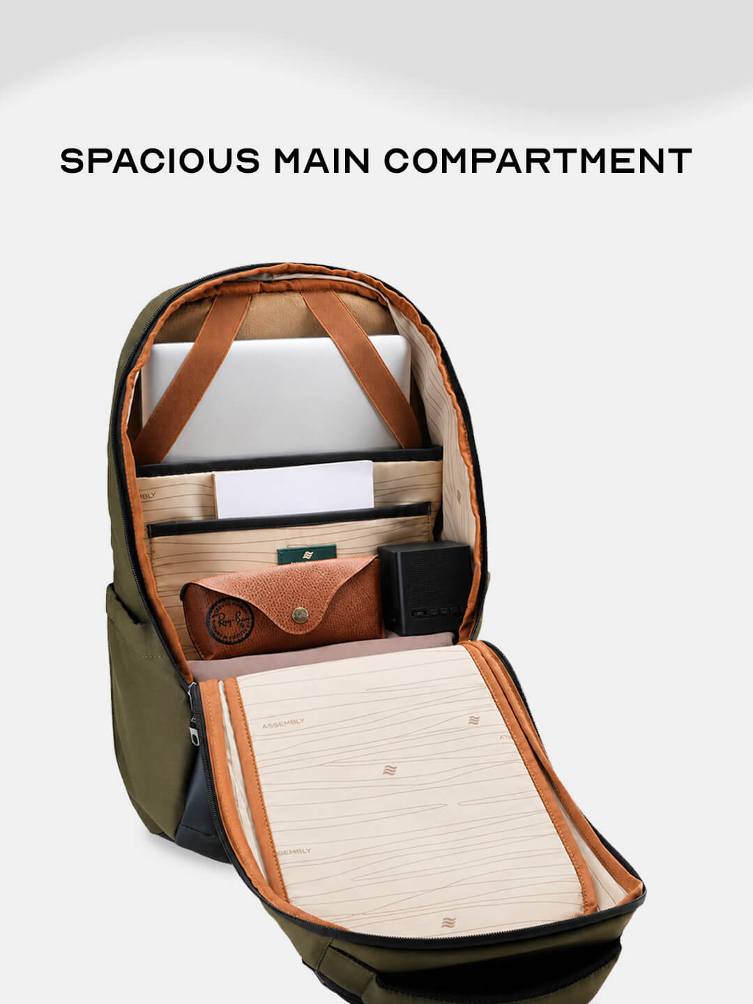 Float Premium Laptop Backpack Olive Green